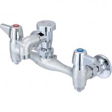 Central Brass 0050-URC-QI - Service Sink-7-7/8'' To 8-1/8'' Two Canopy Hdls 2-1/2'' Rigid Spt In