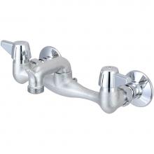 Central Brass 0051-TRC - Service Sink-7-7/8'' To 8-1/8'' Two Canopy Hdls 2-1/2'' Rigid Spt-Ro