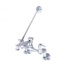 Central Brass 0054-YRC-Q - Service Sink-3'' To 13'' Two Canopy Hdls Rigid Spt Integ Stops-Rough Cp