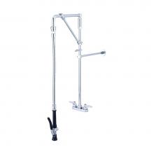 Central Brass 0084-LE61 - Pre-Rinse-4'' Lvr Hdl W/ Overhead Swivel Spt-Pc