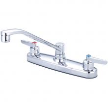 Central Brass 0148-LE6 - Kitchen-Shell Type Topmount 8'' Lvr Hdl 8'' D Style Spt-Pc