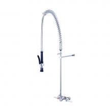 Central Brass 0184-LE60 - Pre-Rinse-Wallmount 4'' Lvr Hdl-Pc