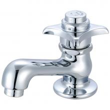 Central Brass 0255-AC - Selfclose-Basin 4-Arm Hdl W/Aerator Cold-Pc