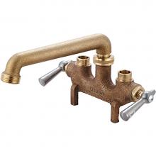 Central Brass 0466-5 - Laundry-3-1/2'' Cntrs Two Lvr Hdls 6'' Cast Spt 1/2'' Direct Sweat S