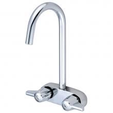 Central Brass 0209 - LEG TUB-3-3/8'' TWO CANOPY HDLS 9-7/16'' HIGH AND 4-1/4'' REACH GOOS