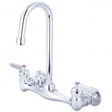 Central Brass 80047-ULE60-AD1 - Pre-Rinse-Wallmount 7-7/8'' To 8-1/8'' Lvr Hdl Add-On Faucet 8'' Tub