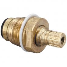 Central Brass CS-39005C - Two Handle Faucet-Quick Precision 1/4 Turn Stem Assembly W/Check Valve-Cold
