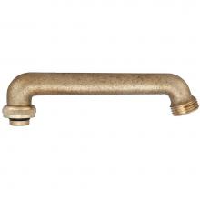 Central Brass SU-2929-01 - Laundry Faucet-6-1/4'' Swivel Cast Brass Spout W/ Hose End Rough Brass