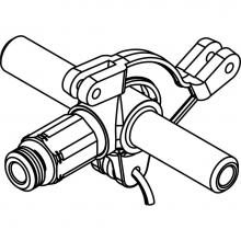 Central Brass U-2171-A - Shelf Back/Slant Back Lavatory Faucet-6'' Center Tee W/ Rocker Arm