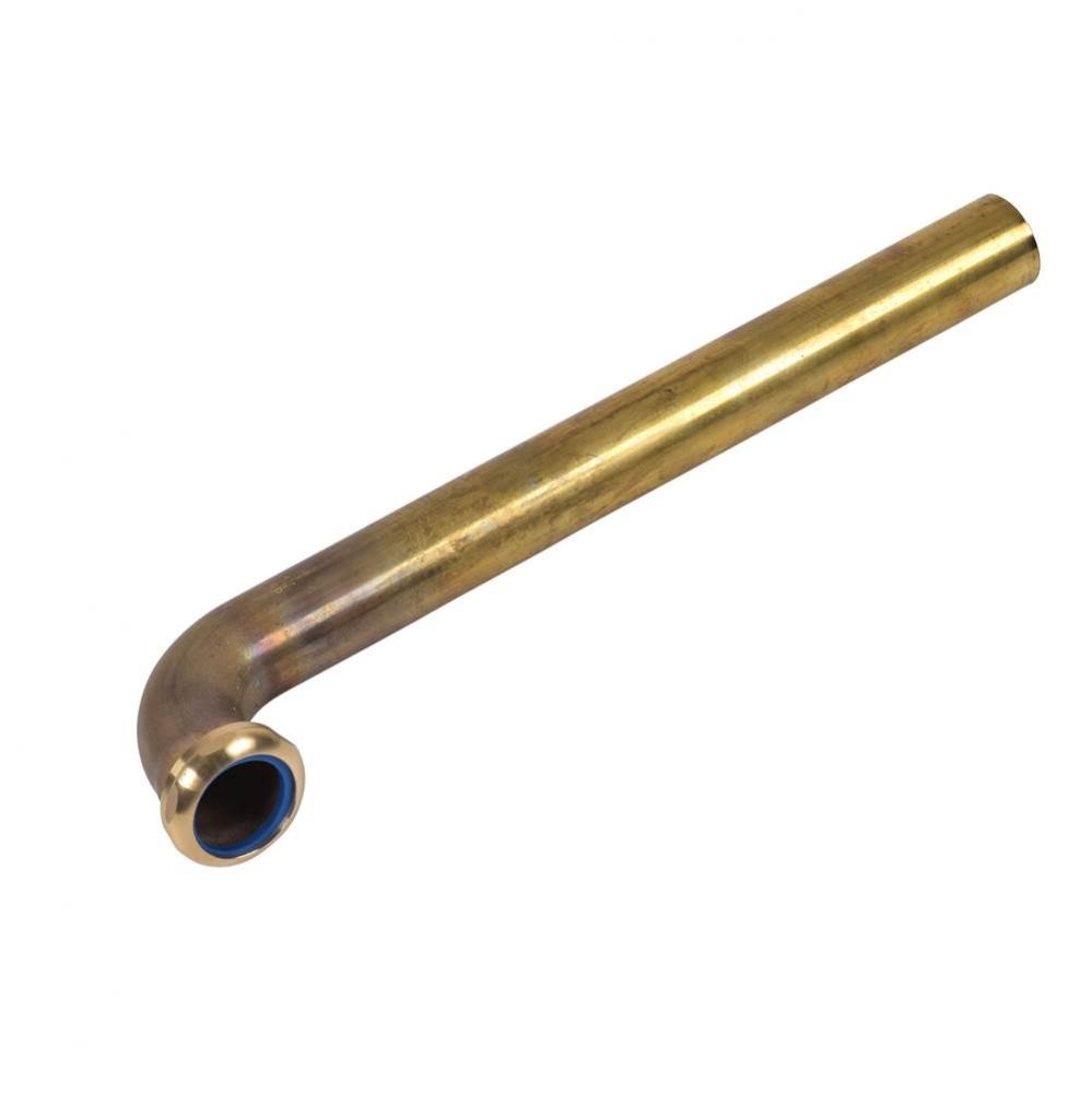Waste Arm 1.5 X 15 17 Gauge S/J Eo Brass Nuts
