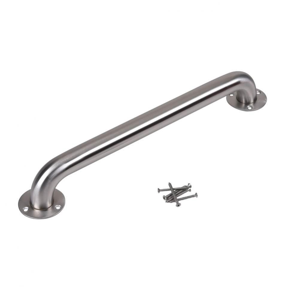 Grab Bar 1-1/2 X 18 Ss W/Exposed Flange