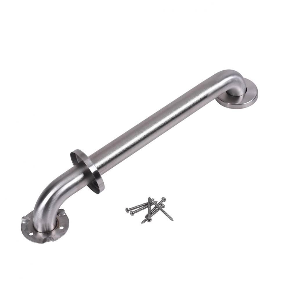 Grab Bar 1-1/2 X 18 Ss W/Concealed Flange Peened