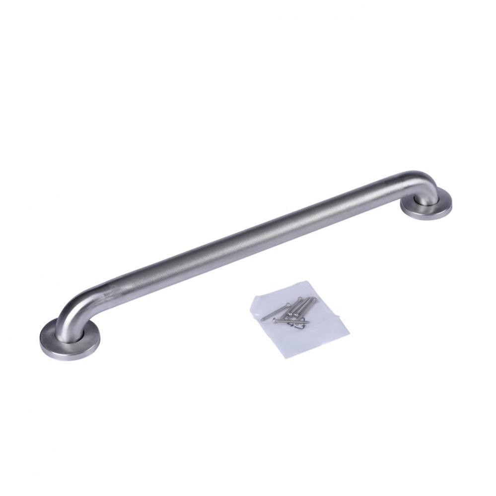 Grab Bar 1-1/2 X 24 Ss W/Concealed Flange Peened