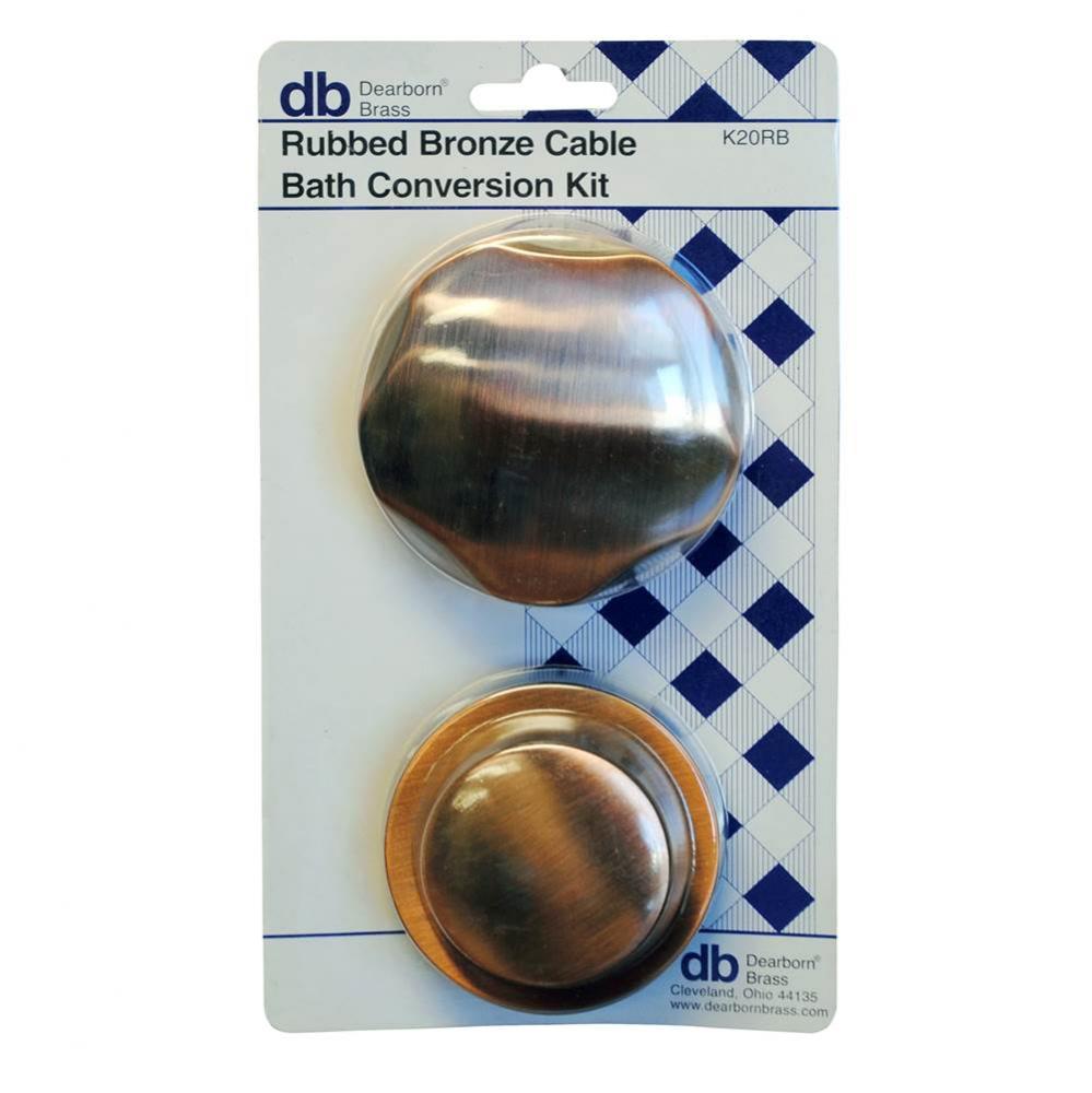 W And O Conversion Kit Cable Stopper Rubbed Bronze