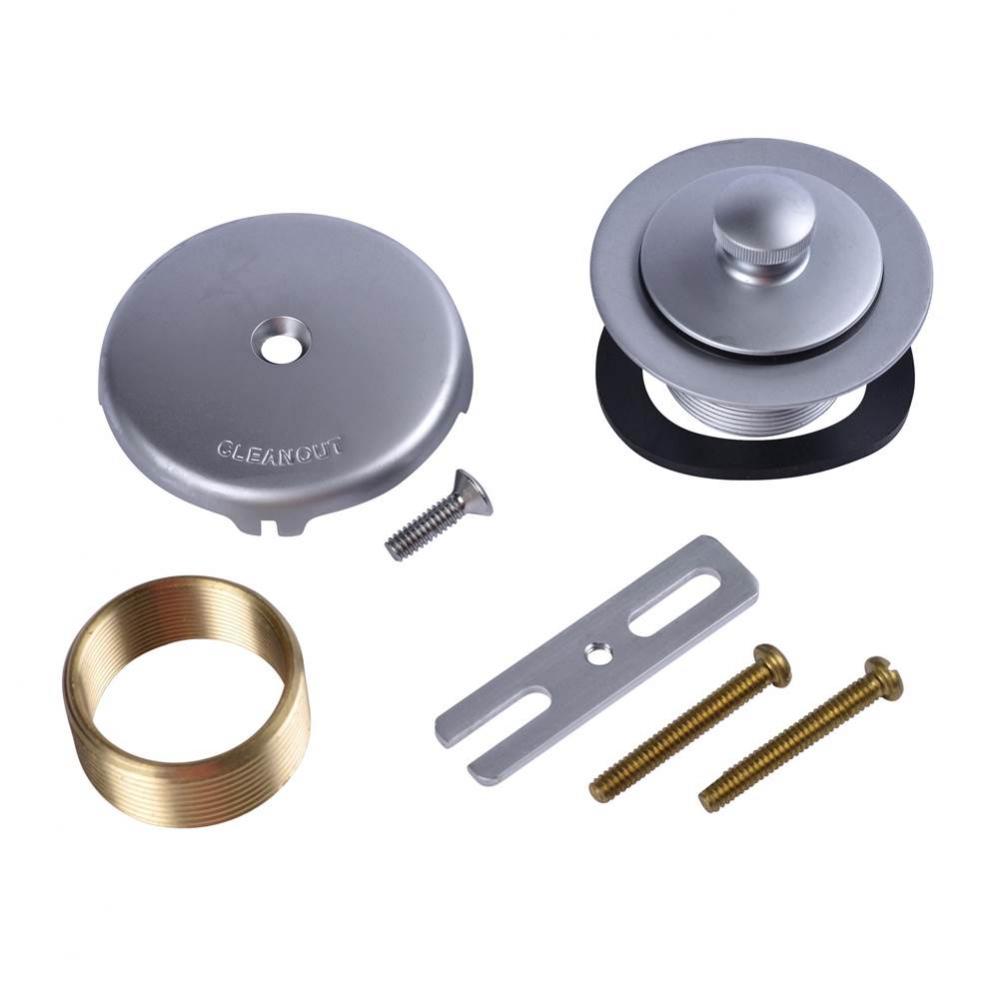 W And O Conversion Kit Uni-Lift Stopper Satin Chrome