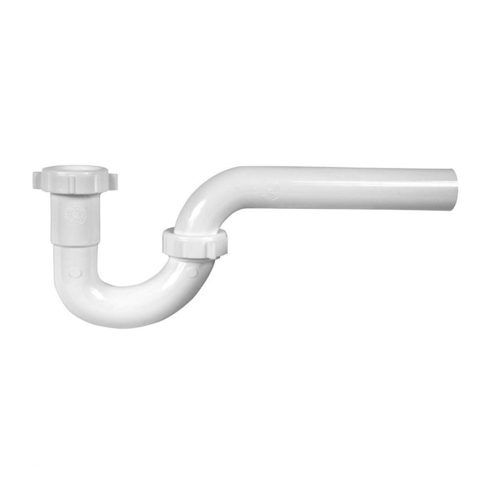 P-Trap 1-1/4 White Plastic Pipe Bagged