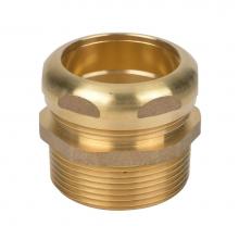 Dearborn Brass 1005-020 - 1-1/2In. Male Waste Conn W/Stop Brass Nut
