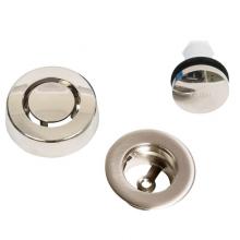 Dearborn Brass K97BNPS - True Blue Touch-Toe Stopper Trim Kit, Bn, Plated Brass Spud