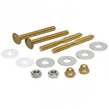 Fluidmaster 7114 - Toilet bowl bolts & screws kit. Packaged in a blister card.