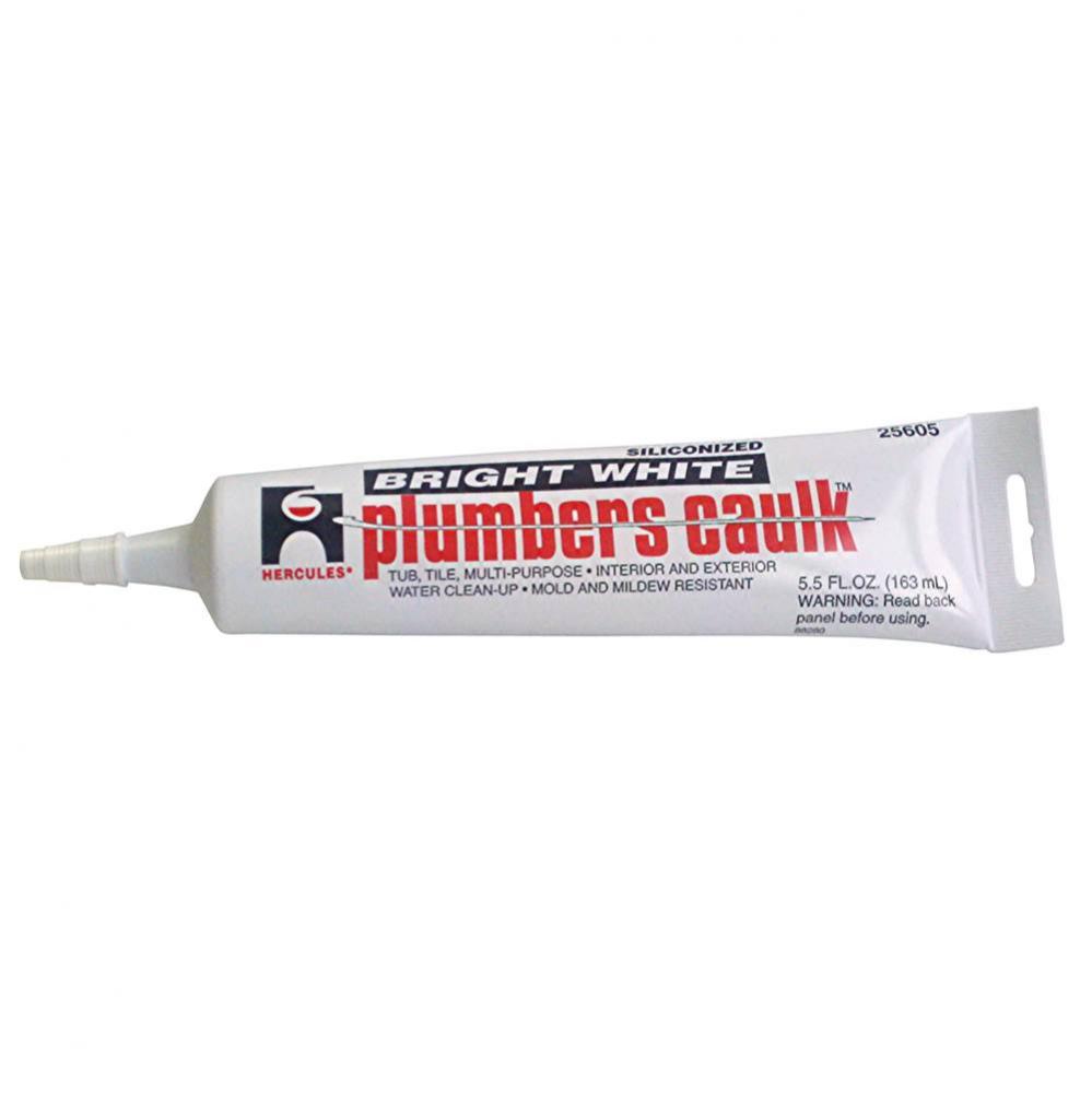 6 Fl Oz Plumbers Caulk-White