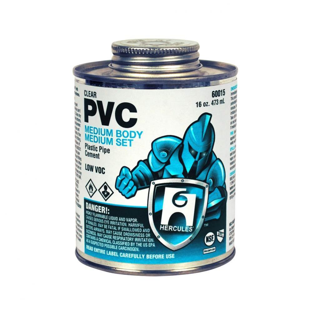 1/2 Pt Medium Body-Medium Set Pvc Cement