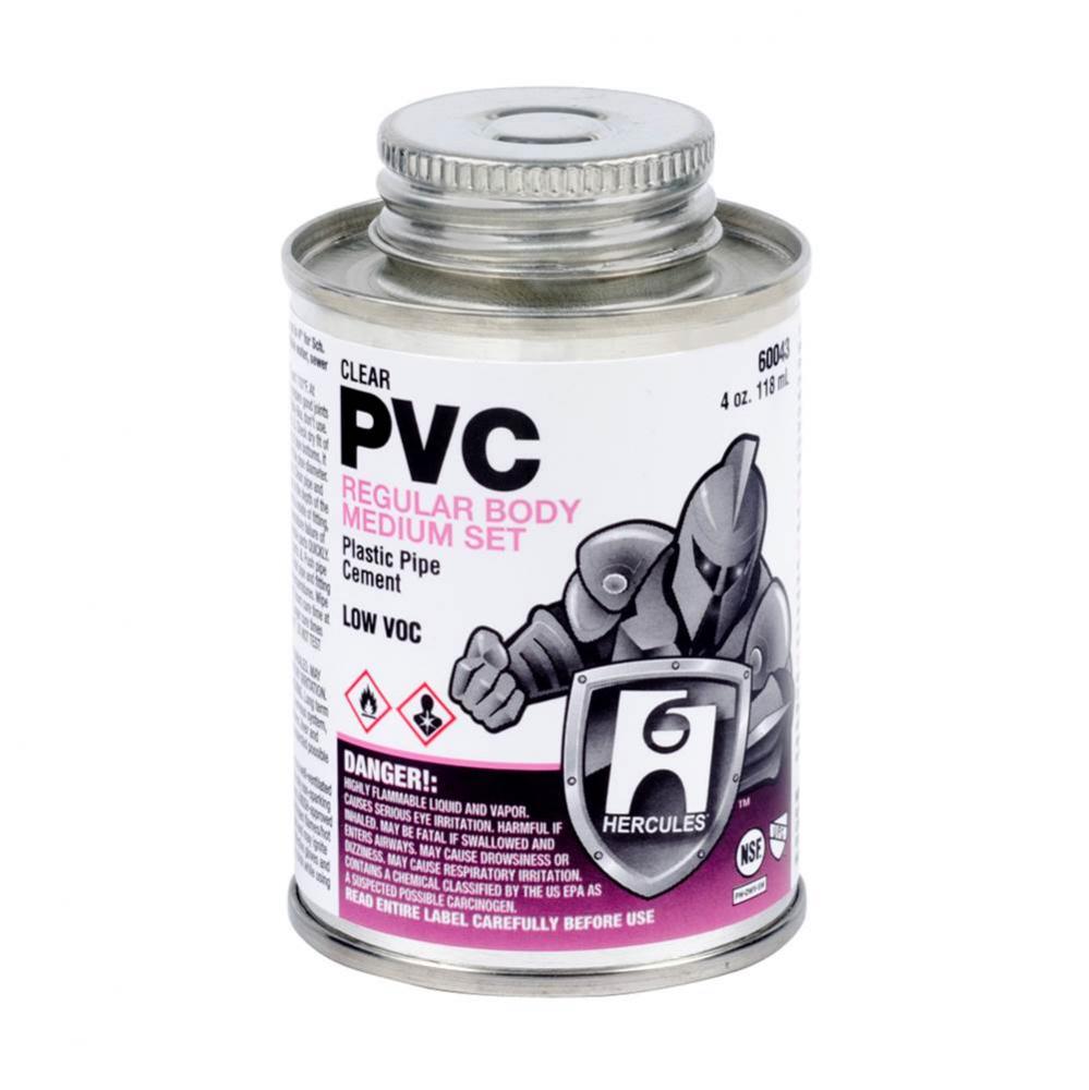 1/4 Pt Regular Body Clear Pvc Cement