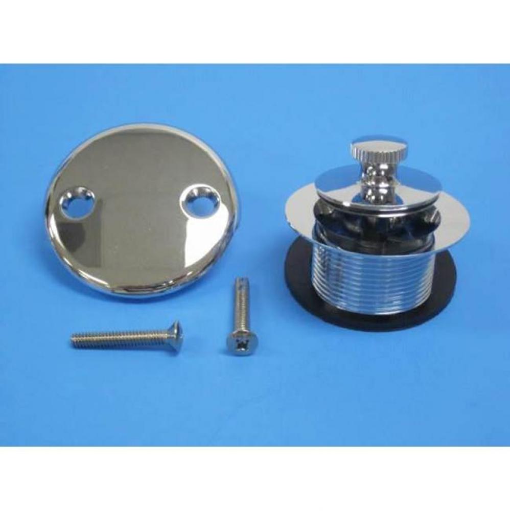 1-1/2&apos;&apos; Lift &amp; Turn CP DC 1/4&apos;&apos; stem with two hole face plate