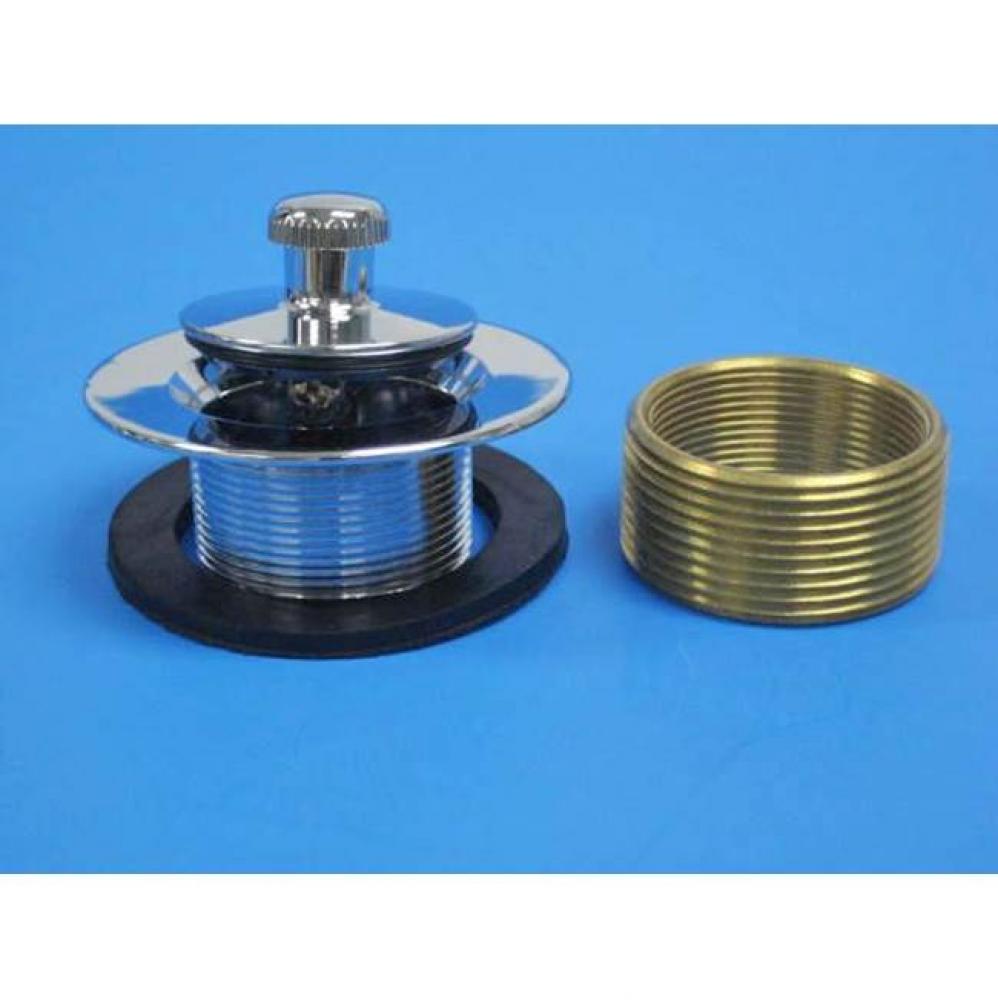 1-1/4&apos;&apos; Lift &amp; Turn Strainer CP DC with 1/4&apos;&apos; stem and 1-1/2&apos;&apos; b