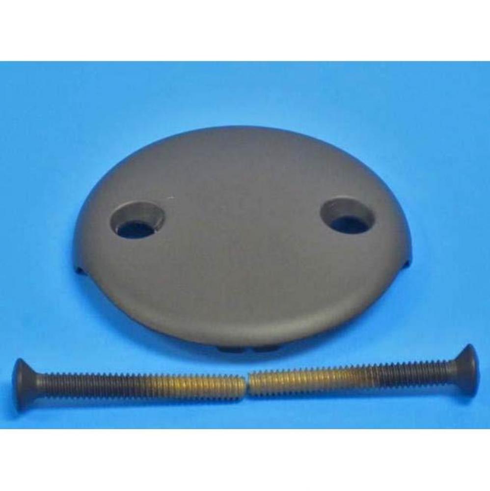 2 Hole Face Plate Oil Rubbed Bronze with 2-1/4&apos;&apos; screws