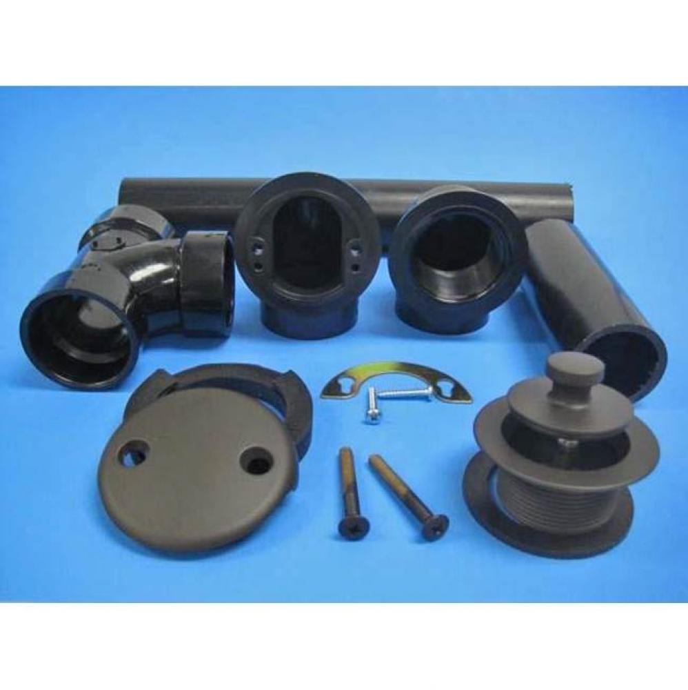 Full Kit Sch 40 ABS Lift &amp; Turn Oil Rubbed Bronze, boxed