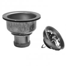 JB Products 1133EB - SS Deep Cup Strainer with SS Spring Post Basket with brass nuts