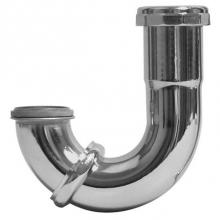 JB Products 135X - 1-1/2'' 22ga CP Sink Trap J-Bend with Captured nut