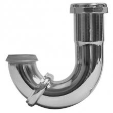 JB Products 136GJ - 1-1/2'' 17ga CP Sink Trap J-Bend with Ground Joint