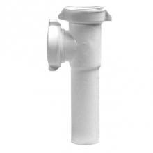 JB Products 503YPVC - 1-1/2'' End Outlet Tee with baffle Direct Connect White PP