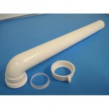 JB Products 5134YPVC - 1-1/2'' x 15'' Waste Arm, SJ White PP