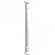 JB Products 9194PVC - 1-1/4'' x 16'' Double Slip Extension White PP