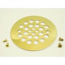 JB Products JB3561 - Shower Strainer 2 Screws 2-5/8'' Holes PVD Polished Brass