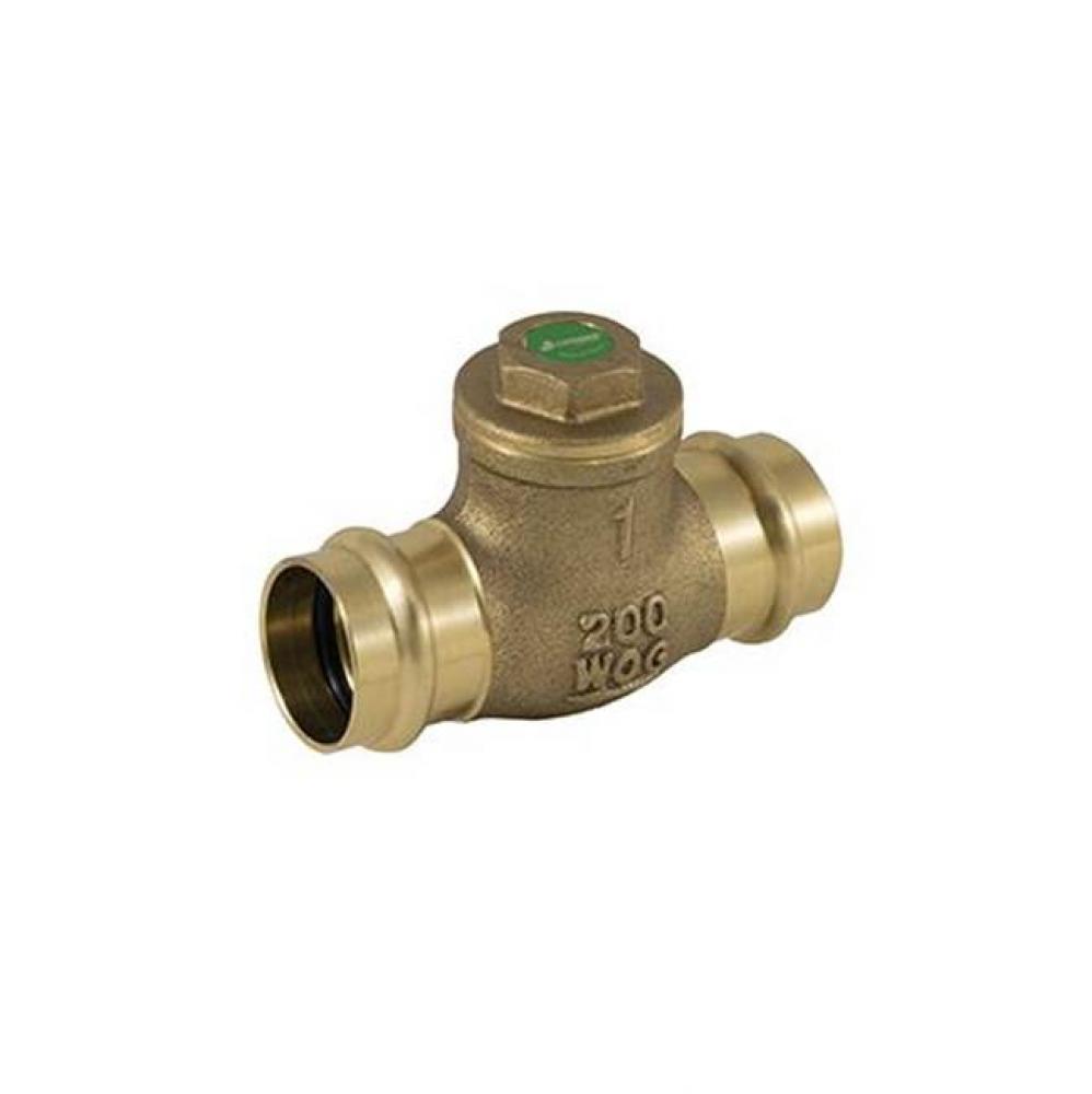 Horizontal Swing Check Valve, Press Connection, Class 125, 200 Wog 3/4&apos;&apos;