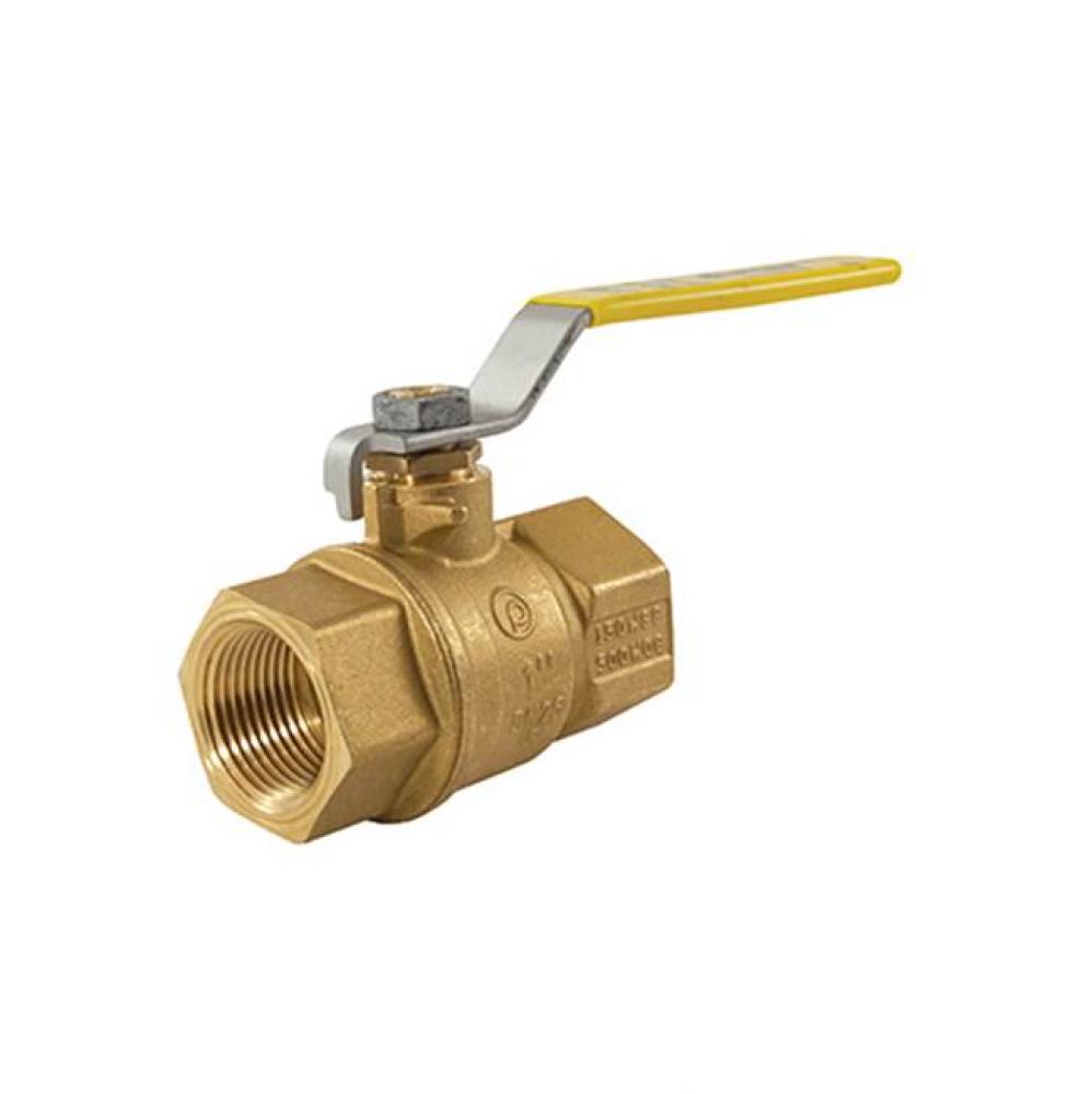 Full Port, 2 Piece, Threaded Connection, 600 Wog, With Insulated Handle 1-1/2&apos;&apos;
