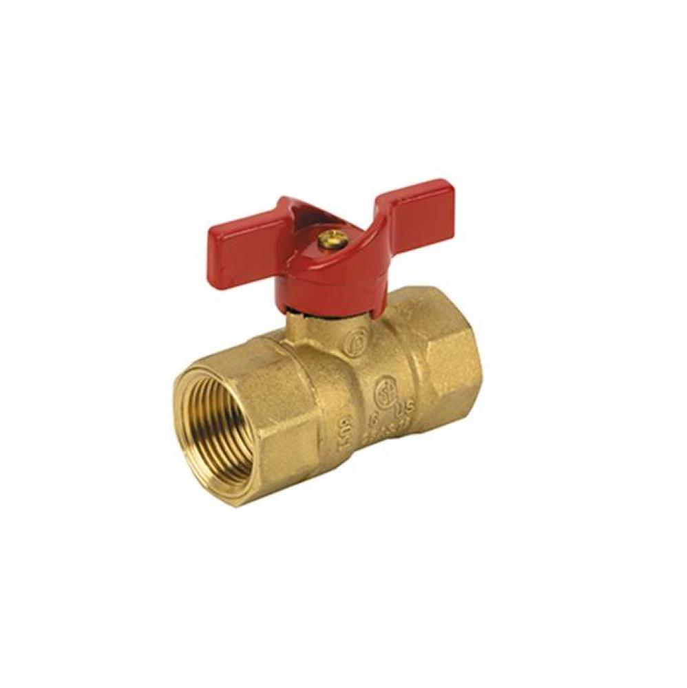 Gas Ball Valve, 2 Piece, 400 Wog 1&apos;&apos;