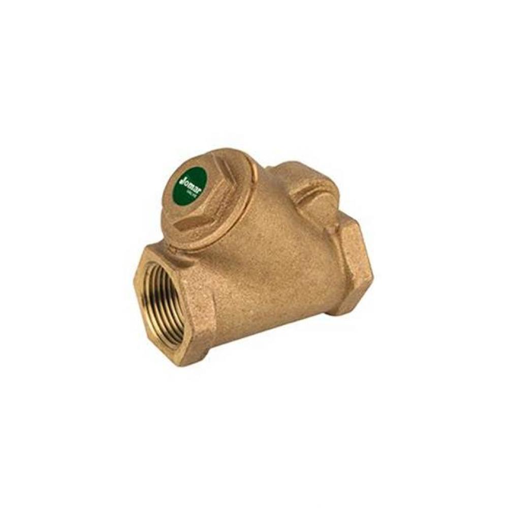 Y-Pattern Swing Check Valve, Threaded Connection, Class 150, 300 Wog 1-1/2&apos;&apos;
