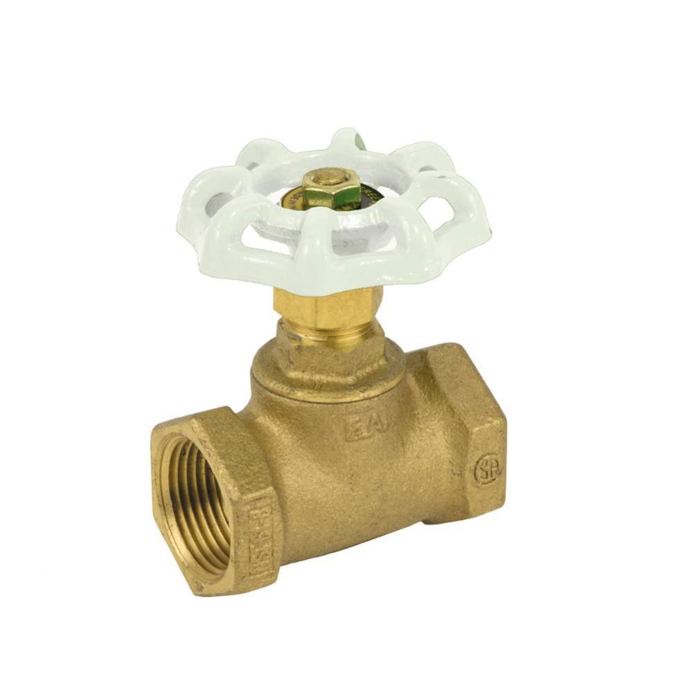 Stop Valve, Threaded Connection, 200 Wog 3/4&apos;&apos;