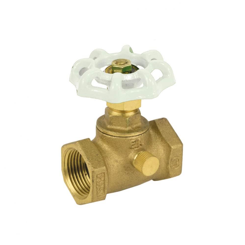 Stop &amp; Waste Valve, Threaded Connection, 200 WOG