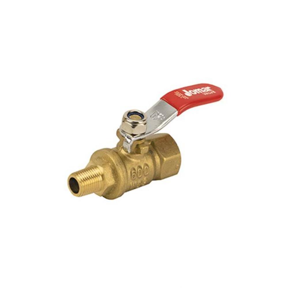 Threaded Connection, 2 Piece, Mini Valves, Full Port, 600 Wog 1/4&apos;&apos; Fip X 1/4&apos;&apos