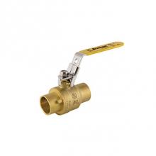 Jomar International LTD 100-117LH - Full Port, 2 Piece, Solder Connection, 600 Wog, With Latch Lock Handle 1-1/2''