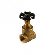 Jomar International LTD 103-305 - Regular Brass Gate Valve, Non-Rising Stem, Threaded Connection, 200 Wog 1''