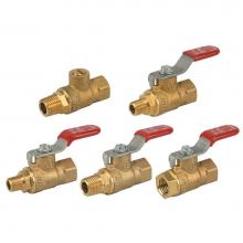 Jomar International LTD 100-298 - Full Port, 2 Piece, Threaded Connection, Mini Valves, 600 Wog 1/4'' Fip X 1/8'&apos