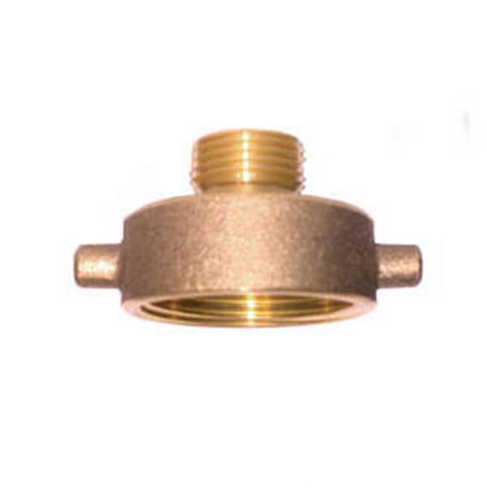 A75 2-1/2&apos;&apos; NST x 2&apos;&apos; NPSH Fire Hose Fitting