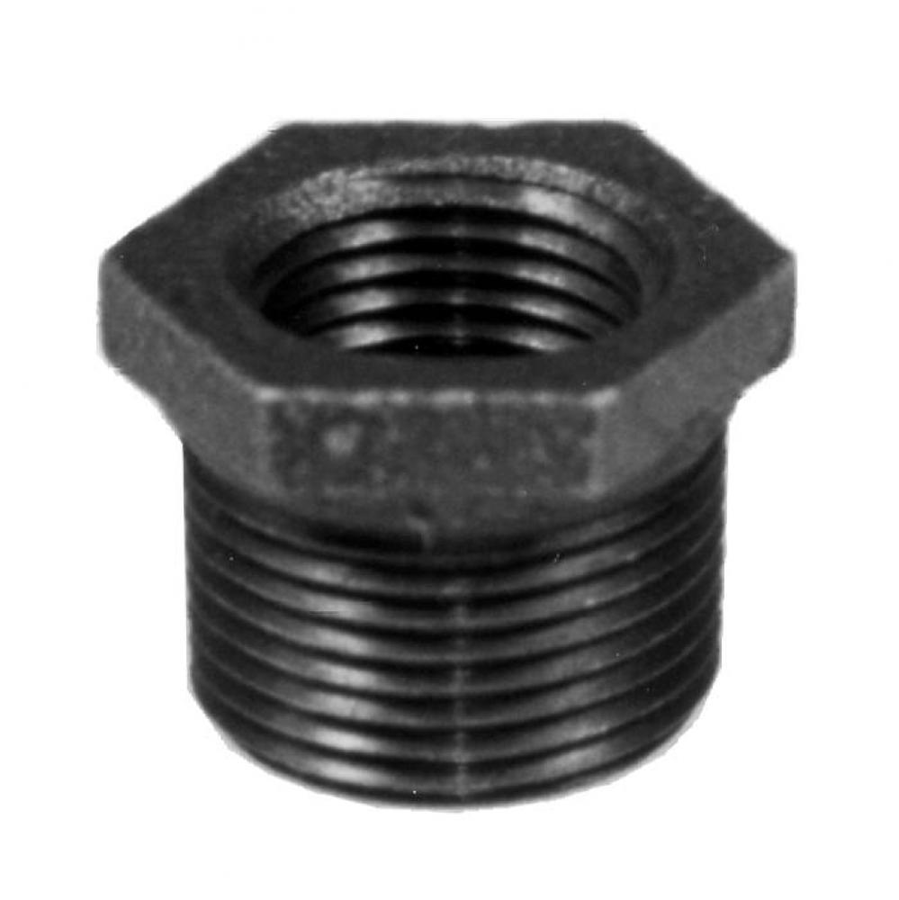 1-1/2 X 3/4 BLACK HEX BUSHING