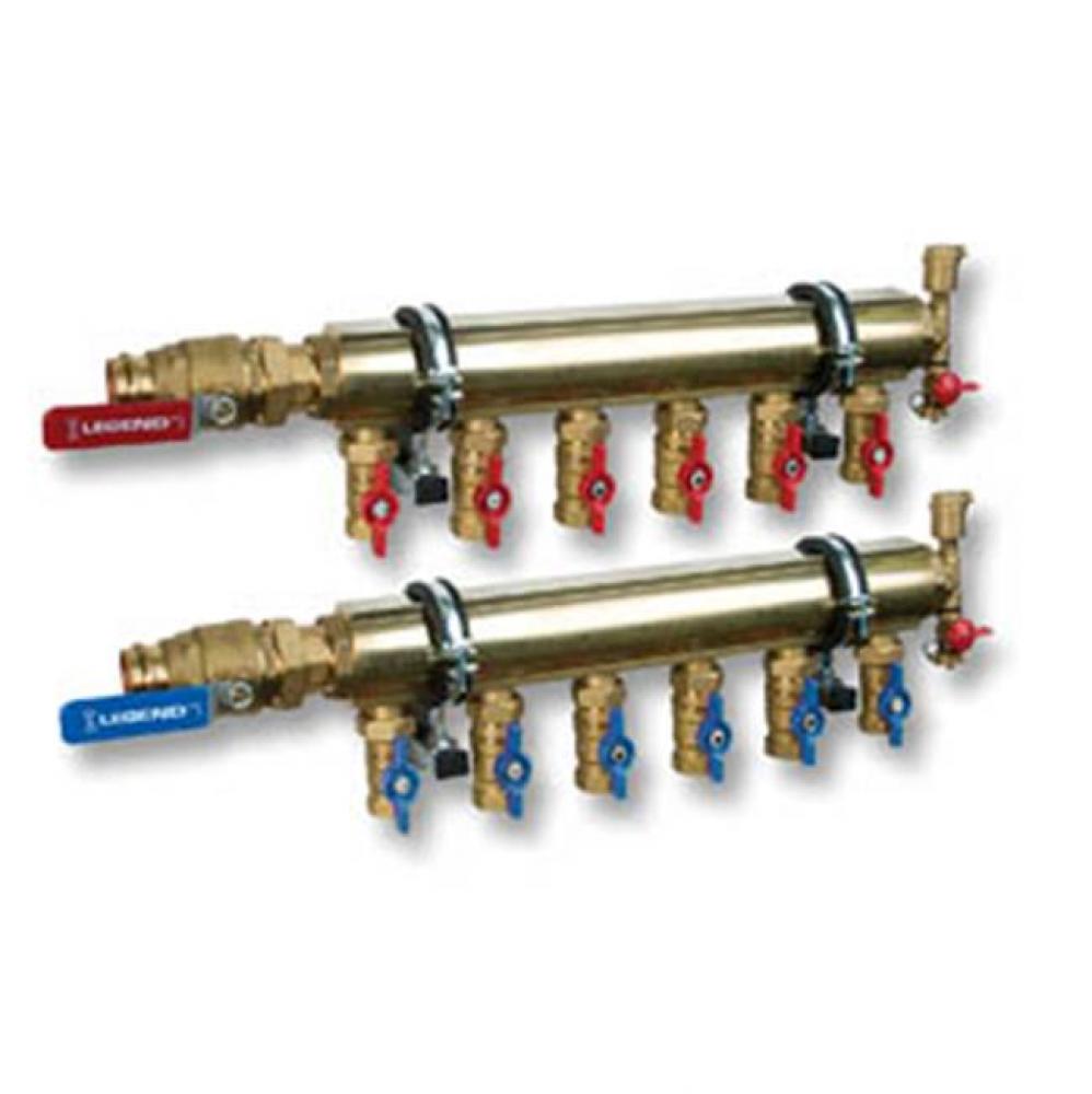 M-8220P High Capacity Manifold Kit with Air&amp; Fill/Purge Valve 2&apos;&apos; OT-63 Brass Bar 5